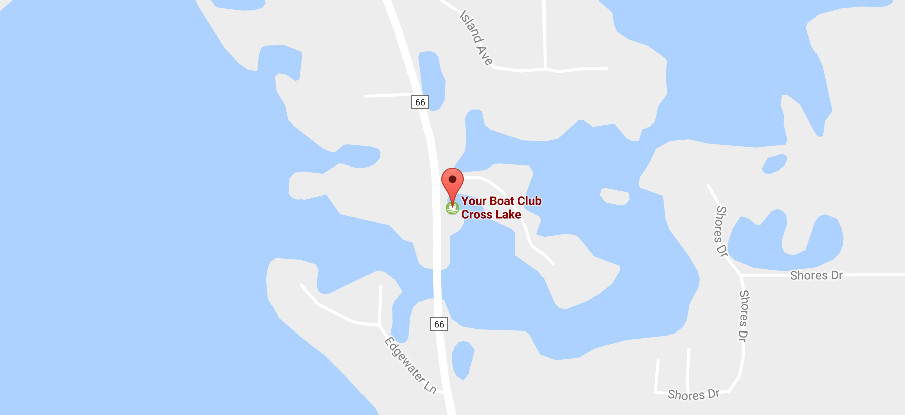 Your Cross Lake Marina Google Map